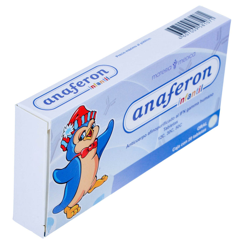 Anaferon In 12/30/50C Con 20 Tabletas (Anticuerpo Afinopurificado Gamma Human) - WeCare Pharma