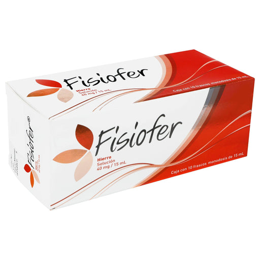Fisiofer Solución 40Mg/15Ml Con 10 (Hierro) - WeCare Pharma