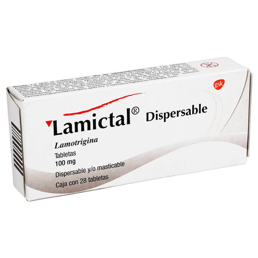 Lamictal Dispersable 100Mg Con 28 Tabletas (Lamotrigina) - WeCare Pharma