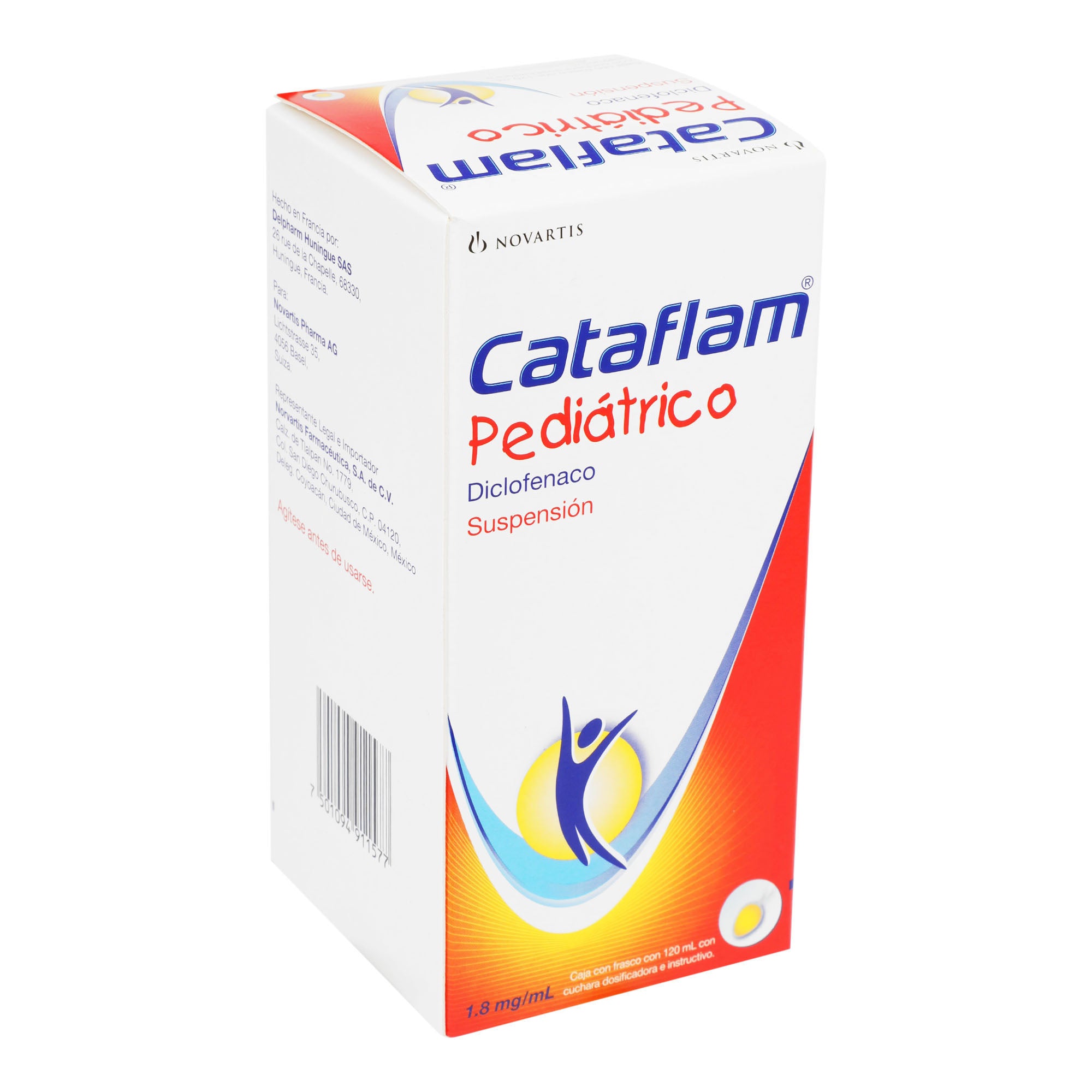 Cataflam Ped Suspensión 1.8Mg/Ml 120Ml (Diclofenaco) 2 - 7501094911577