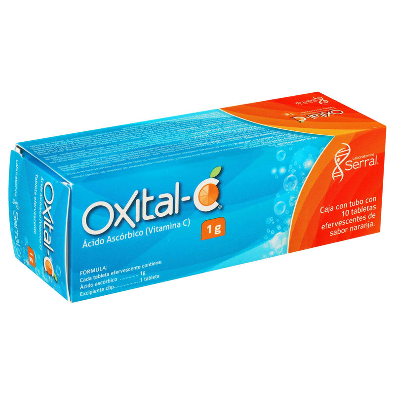 Oxital-C 1G Con 10 Tabletas (Acido Ascorbico) - WeCare Pharma