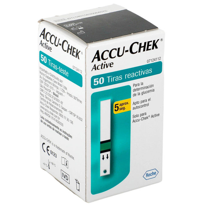 Accu-Chek Active Tiras Reactivas Con 50 - WeCare Pharma