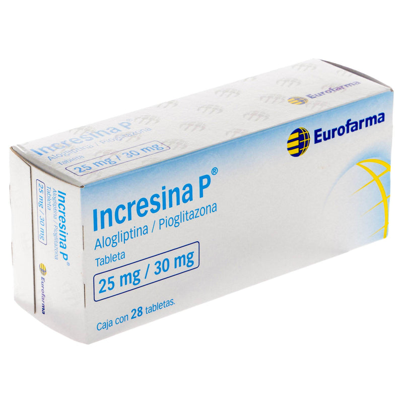 Incresina P 25Mg/30Mg Con 28 Tabletas (Alogliptina/Pioglitazona) - WeCare Pharma