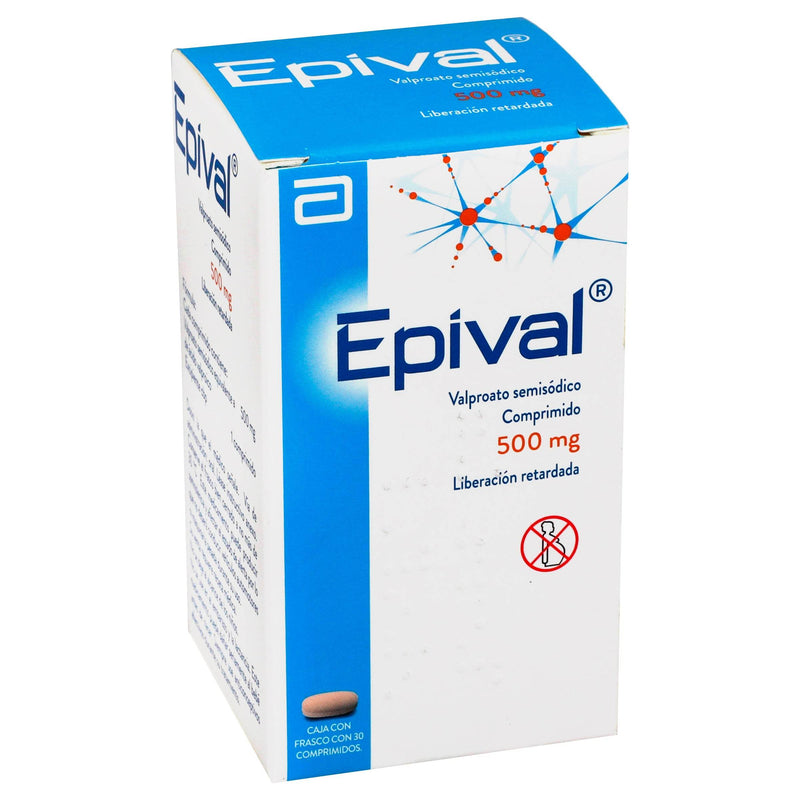 Epival 500Mg Con 30 Comprimidos (Valproato Semisodico) - WeCare Pharma