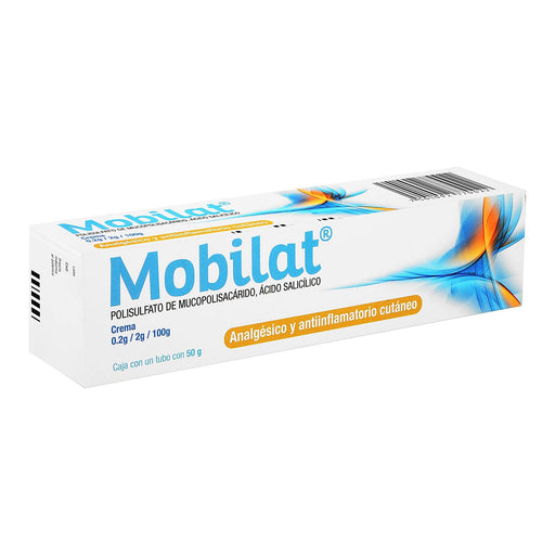 Mobilat Crema 0.2G/2G/100G 50G (Salicilico Mucopolisacarido) - WeCare Pharma
