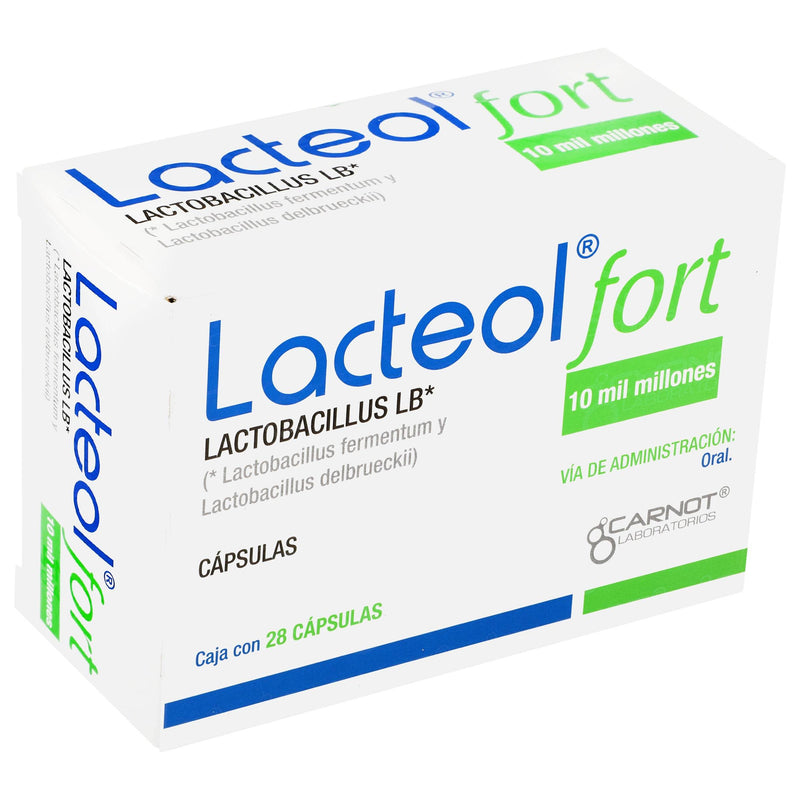 Lacteol Fort 340Mg Con 28 Capsulas (Lactobacillus Lb) - WeCare Pharma