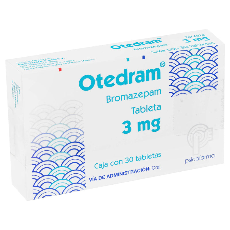 Otedram (Bromazepam) Tabletas 3Mg Con 30 - WeCare Pharma