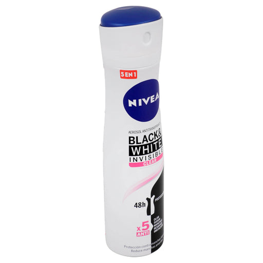 Desodorante Nivea Black & White Invisible Clear Con 150Ml - WeCare Pharma