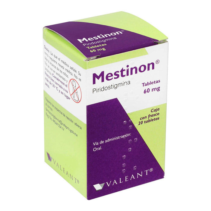 Mestinon 60Mg Con 20 Tabletas (Piridostigmina) - WeCare Pharma