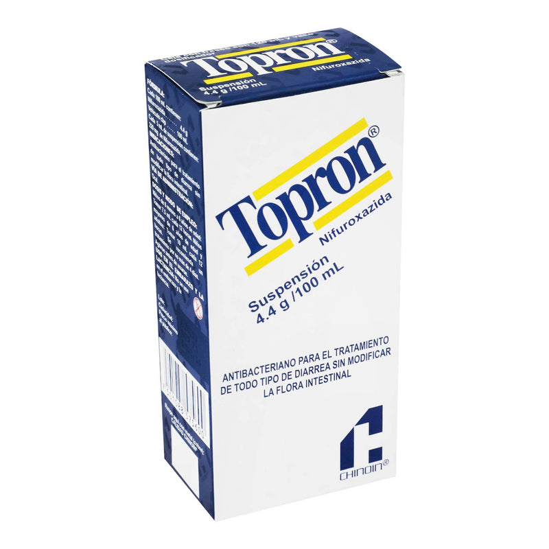 Topron Suspensión 4.4G/100Ml 120Ml (Nifuroxazida) - WeCare Pharma