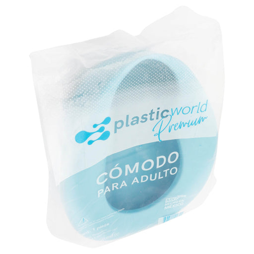 Comodo De Plástico Plastic Wordl Premium Adulto Con 1 - WeCare Pharma