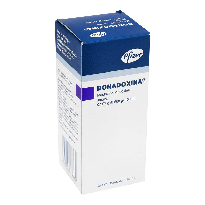 Bonadoxina Jarabe 0.297G/0.608G/100Ml 120Ml (Meclizina/Piridoxina) - WeCare Pharma