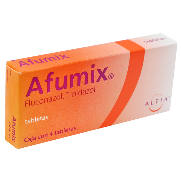 Afumix 37.5/500Mg Con 4 Tabletas (Fluconazol/Tinidazol) 2 - 7501314705542