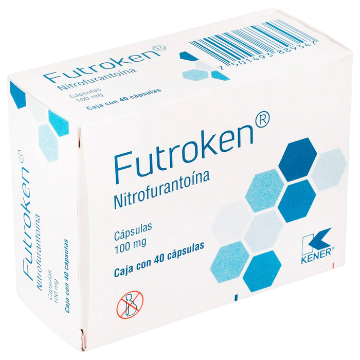 Futroken 100Mg Con 40 Capsulas (Nitrofurantoina) - WeCare Pharma