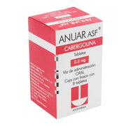 Anuar 0.5Mg Con 8 Tabletas (Cabergolina) - WeCare Pharma