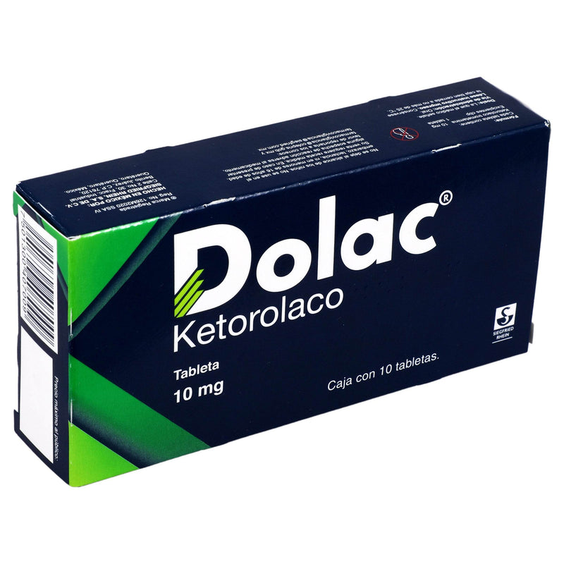 Dolac 10Mg Con 10 Tabletas (Ketorolaco) - WeCare Pharma