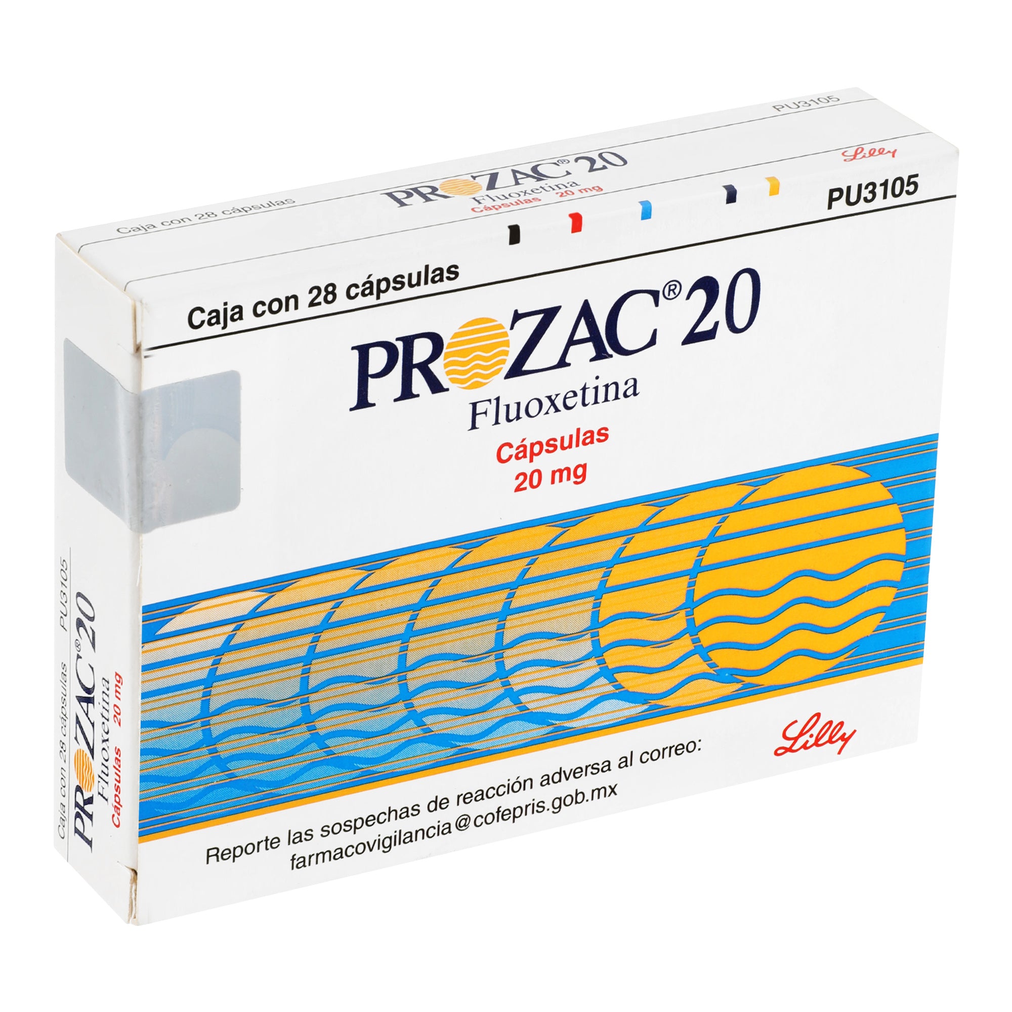 Prozac 20Mg Con 28 Capsulas (Fluoxetina) 2 - 7501082212006