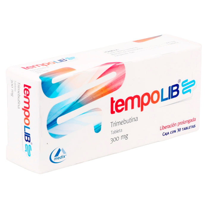 Tempolib 300Mg Con 30 Tabletas (Trimebutina) 2 - 7501293201516