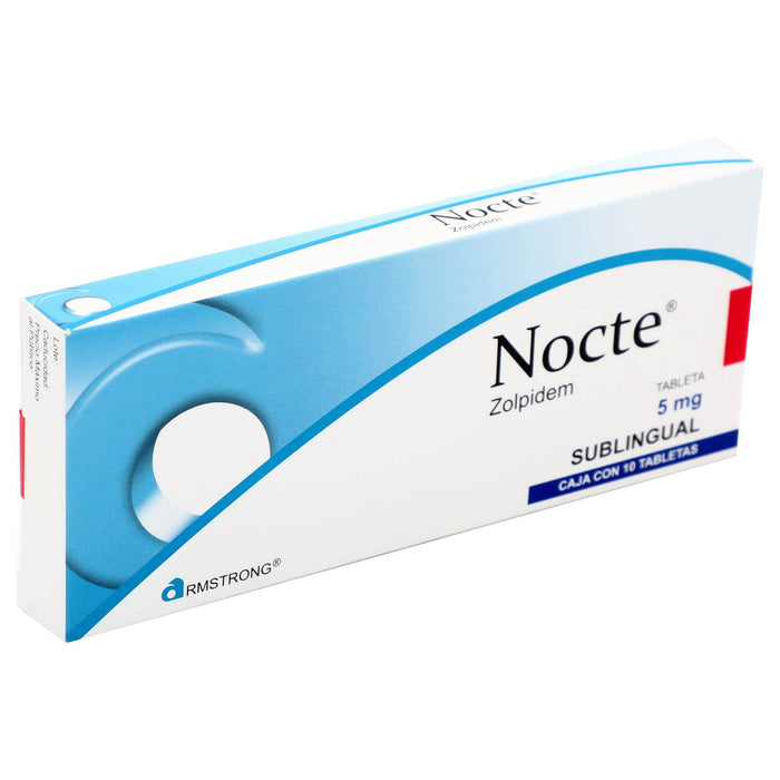 Nocte (Zolpidem) Tabletas 5Mg Con 10 - WeCare Pharma
