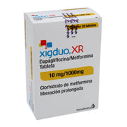 Xigduo Xr 10Mg/1000Mg Con 28 Tabletas (Dapagliflozina/Metformina) - WeCare Pharma