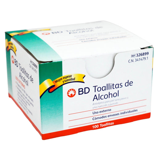 Toallitas Alcohol Bd Con 100 - WeCare Pharma