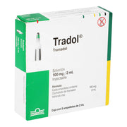 Tradol 100Mg/2Ml Con 5 Ampulas (Tramadol) - WeCare Pharma
