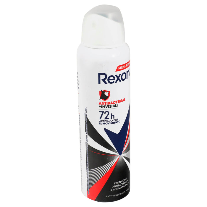 Desodorante Rexona Antibacterial Invisible Aerosol 150Ml - WeCare Pharma