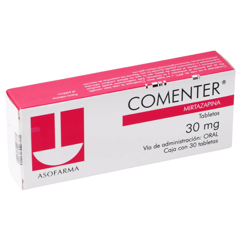 Comenter 30Mg Con 30 Tabletas (Mirtazapina) - WeCare Pharma