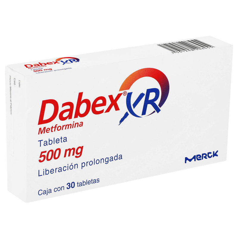 Dabex Xr 500Mg Con 30 Tabletas (Metformina) - WeCare Pharma