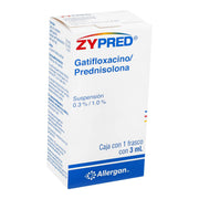 Zypred Gotas 0.3%/1% 3Ml (Gatifloxacino/Prednisolona) - WeCare Pharma