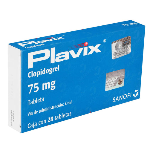 Plavix 75Mg Con 28 Tabletas (Clopidogrel) - WeCare Pharma