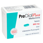 Predial Plus 850Mg Con 60 Tabletas (Metformina) - WeCare Pharma