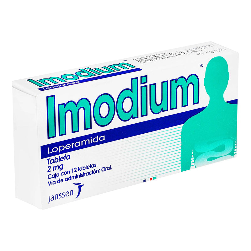 Imodium 2Mg Con 12 Tabletas (Loperamida) - WeCare Pharma