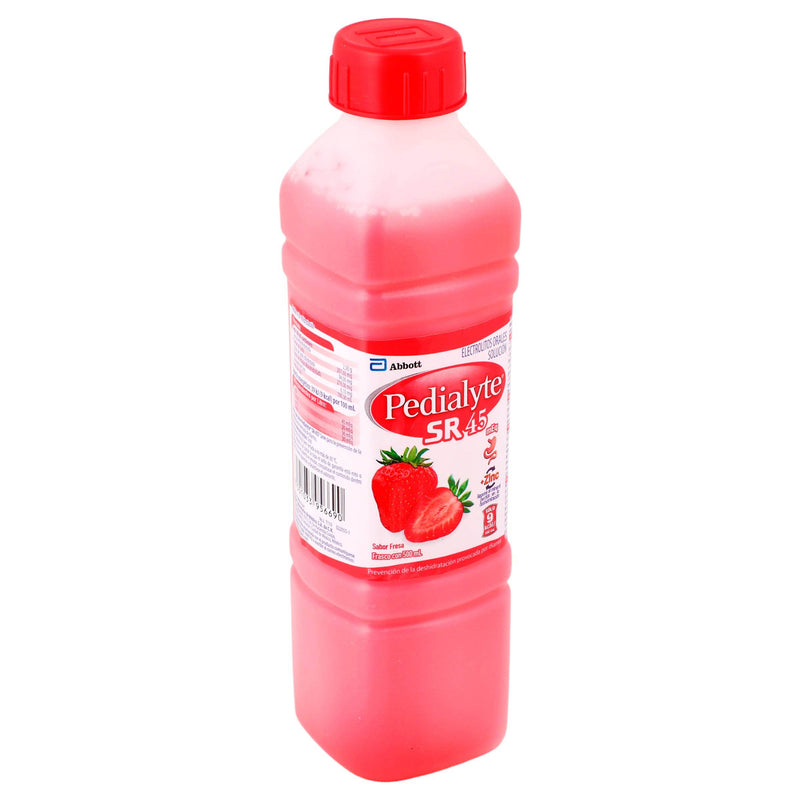 Pedialyte Sr45 Frasco 500Ml Fresa (Electrolitos Orales) - WeCare Pharma
