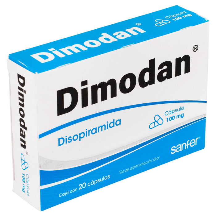 Dimodan 100Mg Con 20 Capsulas (Disopiramida) — WeCare Pharma
