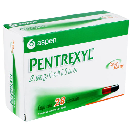 Pentrexyl 500Mg Con 28 Capsulas (Ampicilina) - WeCare Pharma