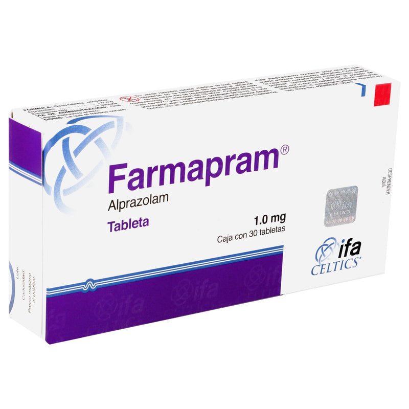 Farmapram (Alprazolam) Tabletas 1Mg Con 30 - WeCare Pharma