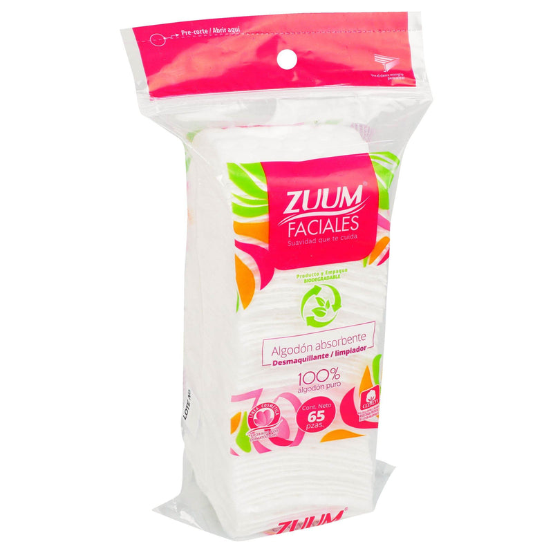 Algodón Facial Zuum 50G - WeCare Pharma