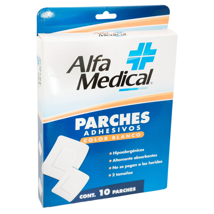 Parches Adhesivos Alfa Medical Con 10 - WeCare Pharma
