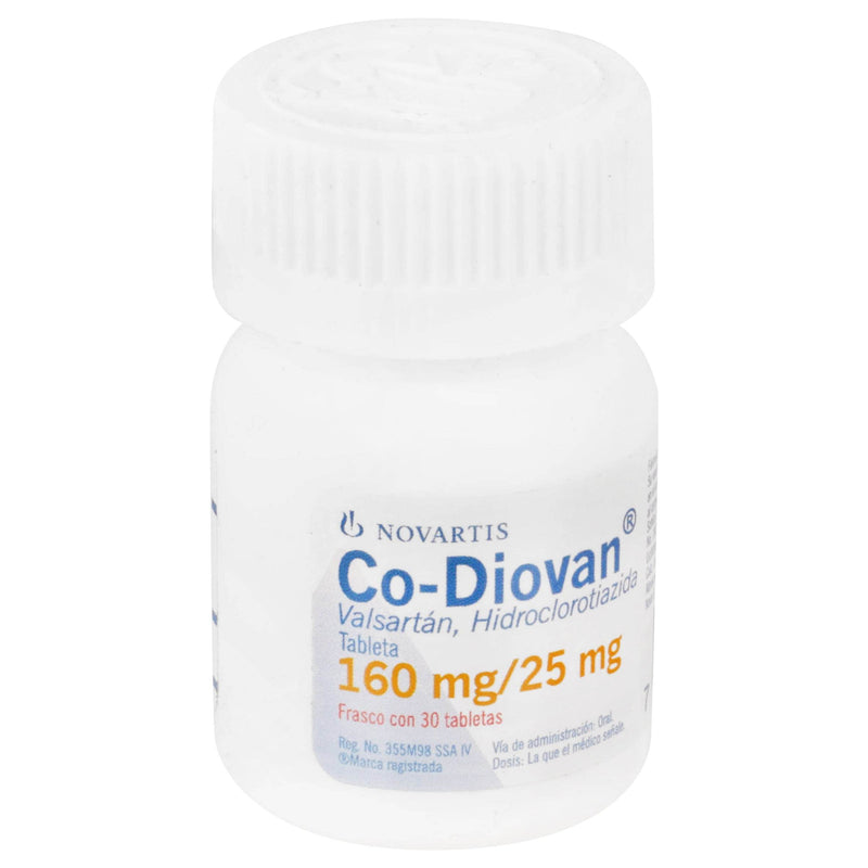 Co-Diovan 160Mg/25Mg Con 30 Tabletas (Valsartan/Hidroclorotiazida) - WeCare Pharma
