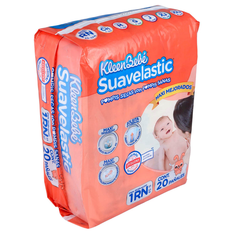 Pañal Kleen Bebe Suavelastic Recien Nacido Etp 1 Con 20 - WeCare Pharma