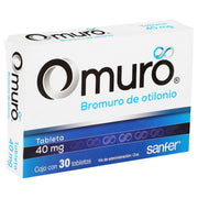 Omuro 40Mg Con 30 Tabletas (Bromuro De Otilonio) - WeCare Pharma