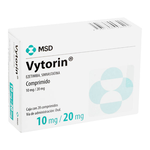 Vytorin 10Mg/20Mg Con 28 Comprimidos (Ezetimiba/Simvastatina) - WeCare Pharma