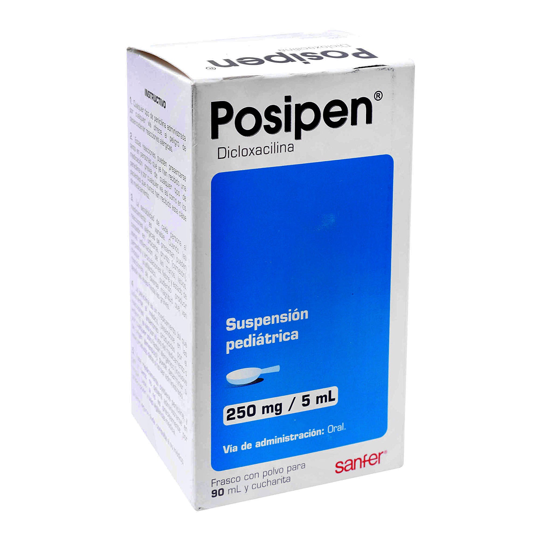 Posipen Suspensión 250Mg/5Ml 90Ml (Dicloxacilina) 2 - 7501070634698