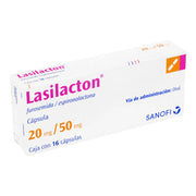 Lasilacton 20Mg/50Mg Con 16 Tabletas (Furosemida/Espironolactona) - WeCare Pharma