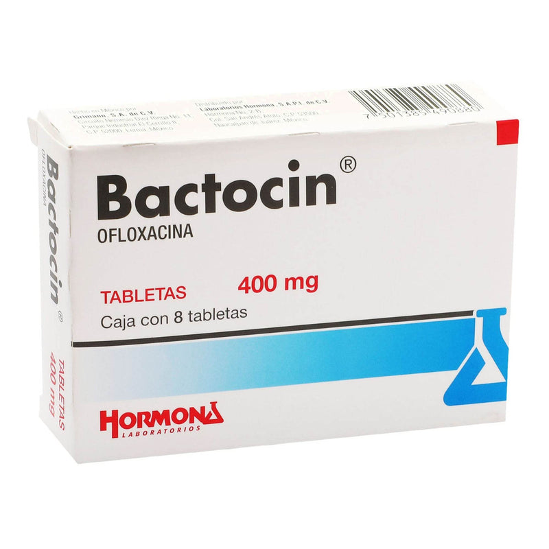 Bactocin 400Mg Con 8 Tabletas (Ofloxacina) - WeCare Pharma