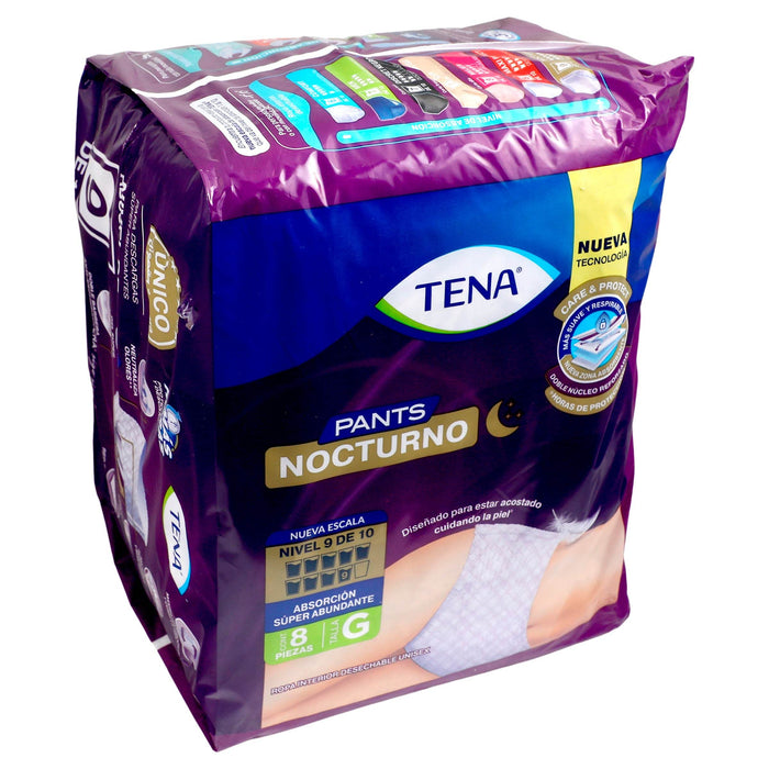 Tena Calz Pants Nocturno Grande Con 8 - WeCare Pharma