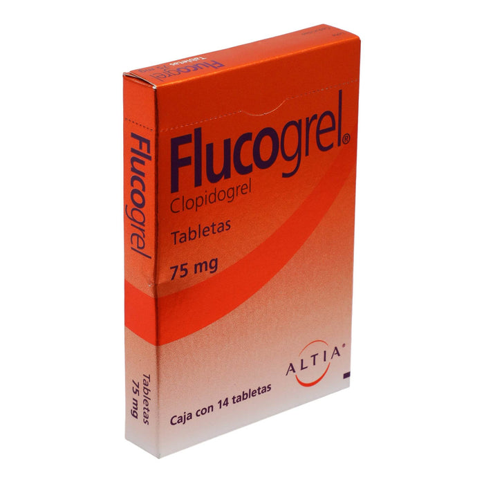 Flucogrel (Clopidogrel) Tabletas 75Mg Con 14 - WeCare Pharma
