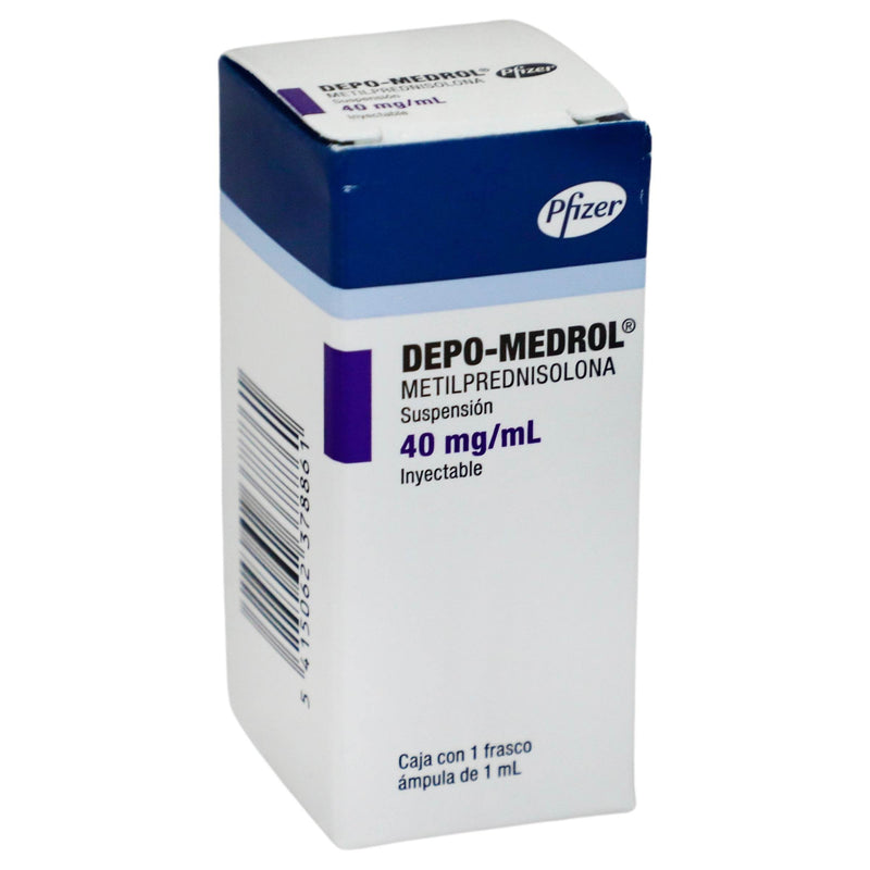 Depo-Medrol Frasco 40Mg Con 1 Ampulas (Metilprednisolona) - WeCare Pharma