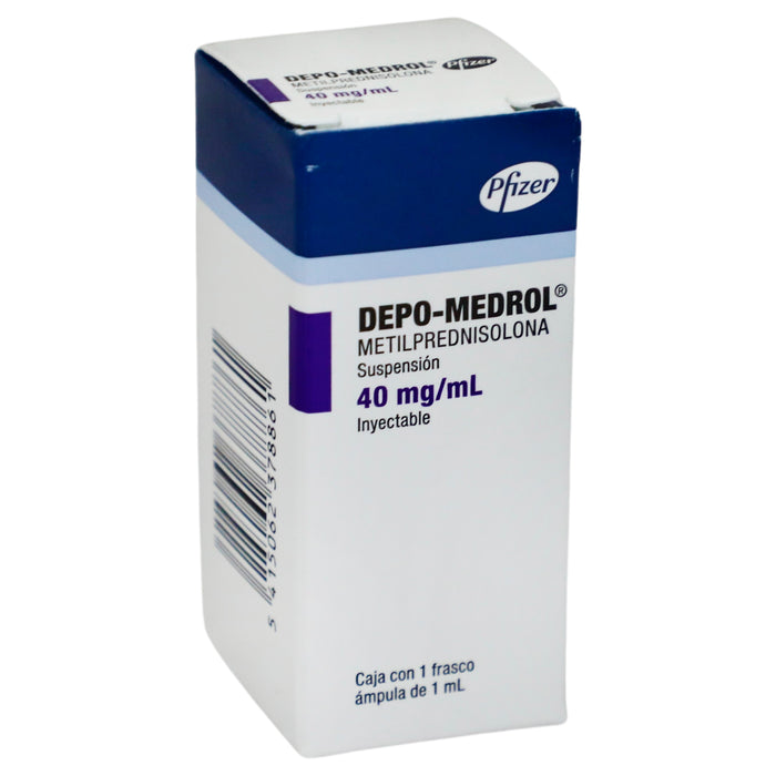 Depo-Medrol Frasco 40Mg Con 1 Ampulas (Metilprednisolona) 2 - 5415062378861